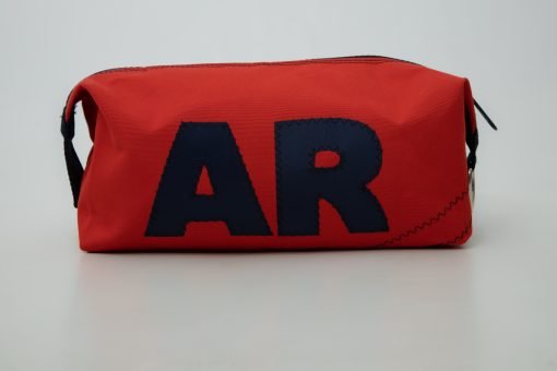 personalised marine canvas wash bag - image 3