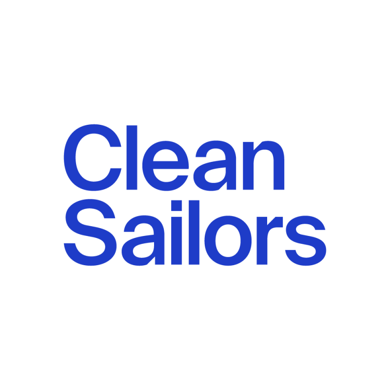 white clean sailors logo