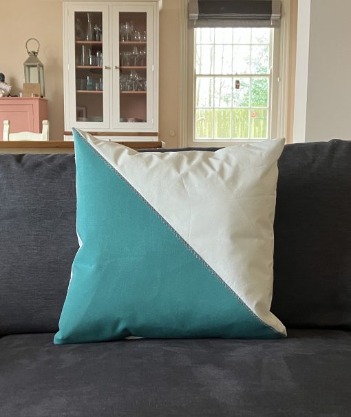 canvas mix cushion - image 3