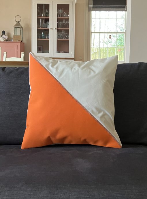 canvas mix cushion - image 5