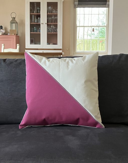canvas mix cushion - image 6