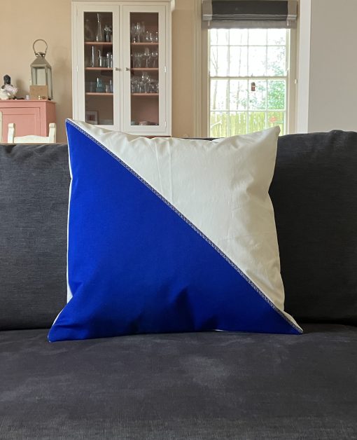 canvas mix cushion - image 4