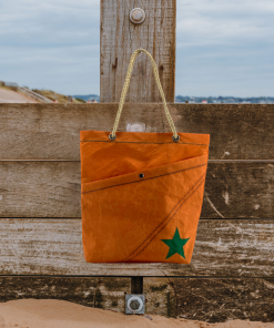 Tan Shopper - Green Star