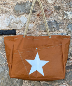 limited edition - get a tan beach bag white star