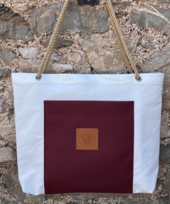 harbourside beach bag - rust
