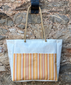 shoreline beach bag - yellow
