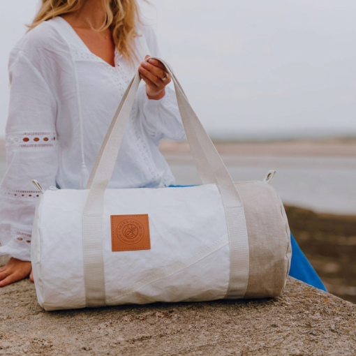 barrel bag linen colour