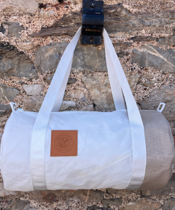 mariner barrel bag - linen