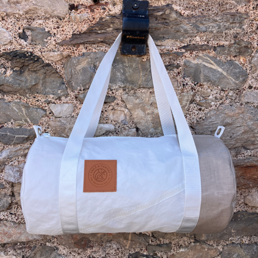 mariner barrel bag - linen
